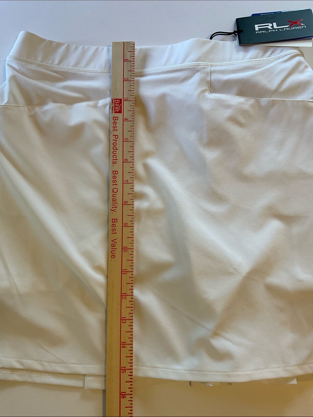 Ralph Lauren White Women's Mini Skort 15 inches - Picture 10 of 10